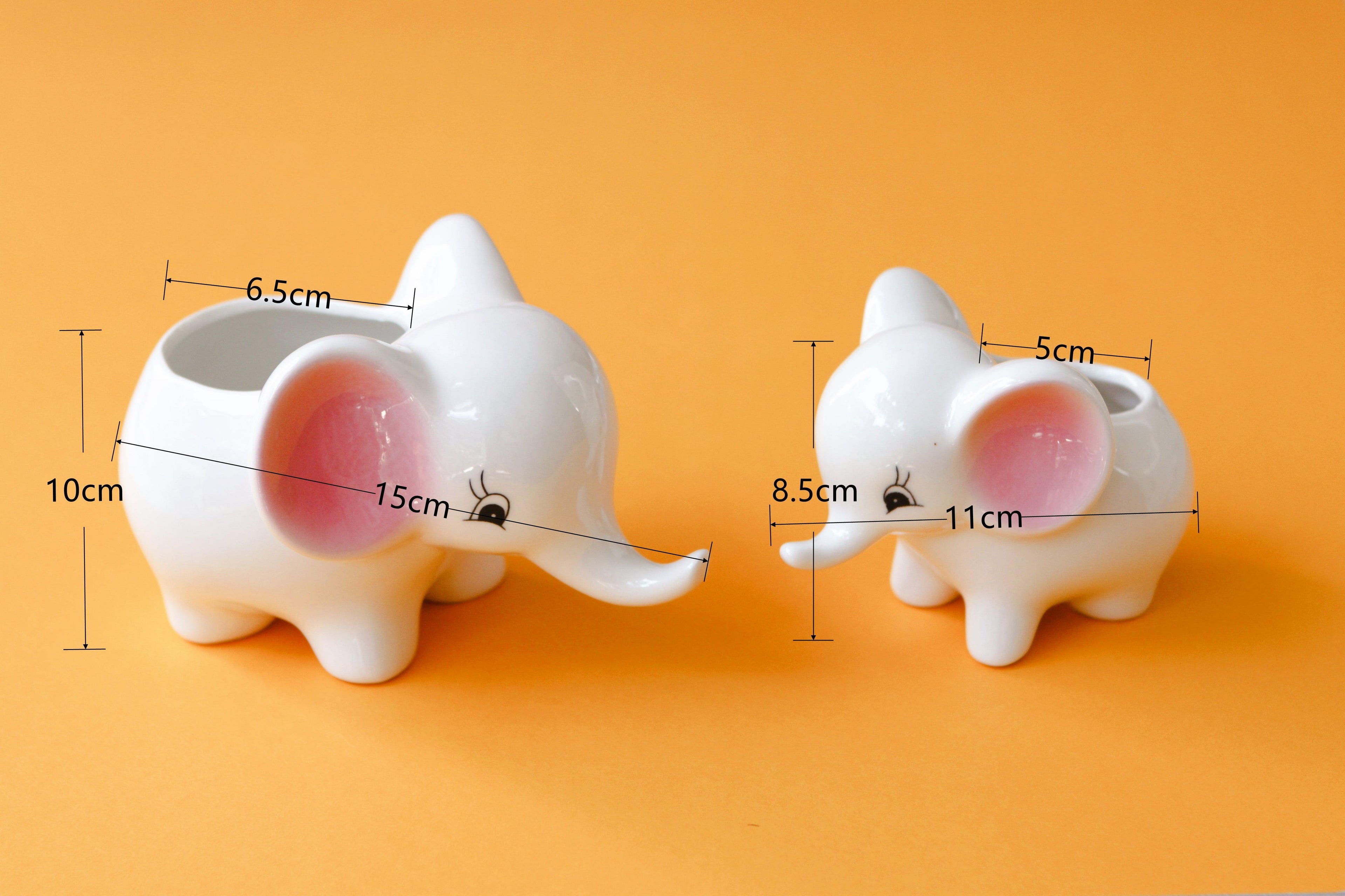 Ceramic Elephant Plant Pot